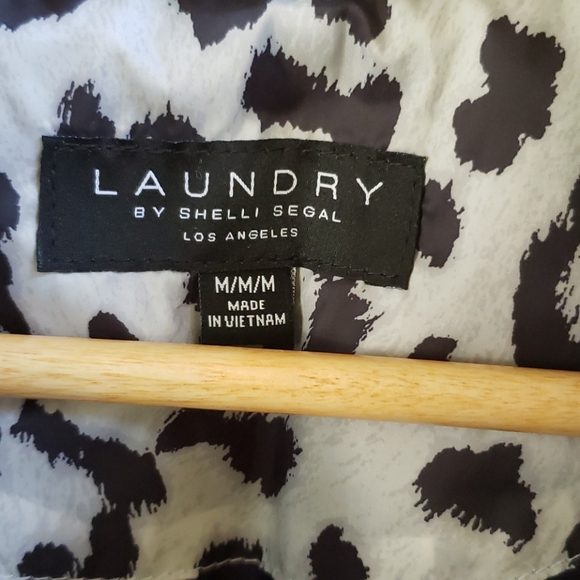 Laundry By Shelli Segal Blue 3/4 Zip Parka Jacket - Picture 11 of 13